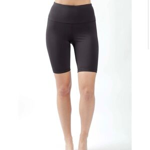 2 Pair Women's Black High-Waisted Shorts